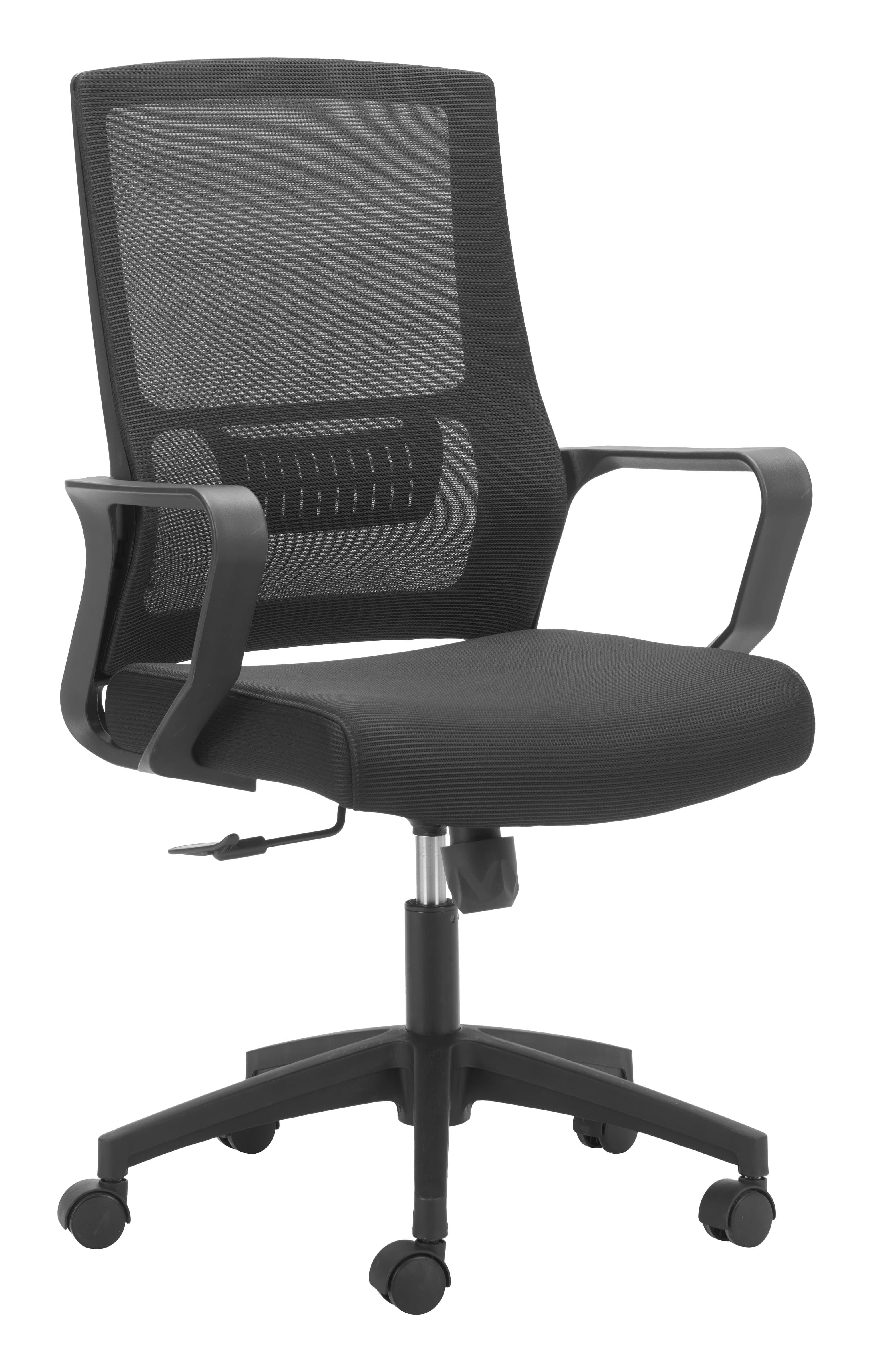 Jett Low-Back Mesh Task Chair — Black